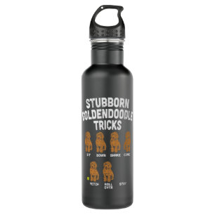 Bouteille D'eau Stubborn Goldendoodle Tricks Funny Dog Trainer Mam