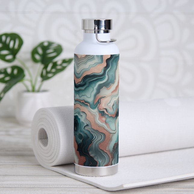 Bouteille D'eau Style Agate moderne (Yoga)