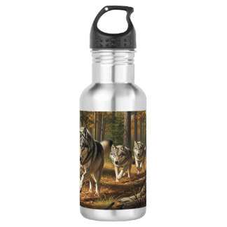 Bouteille d'eau style Loup 1