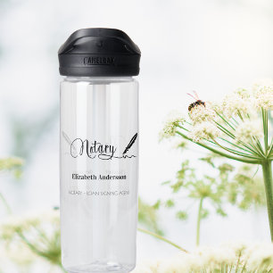 Bouteille D'eau Stylo de l'agent de signature de prêt notaire