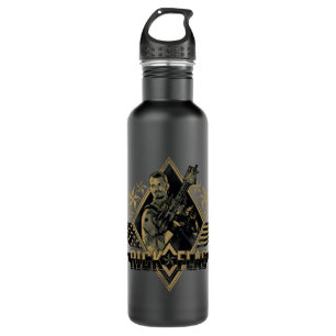 Bouteille D'eau Suicide Squad   Rick Flag Badge
