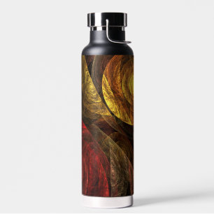 Bouteille D'eau Sun Flower Floral Moderne Art Motif Abstrait