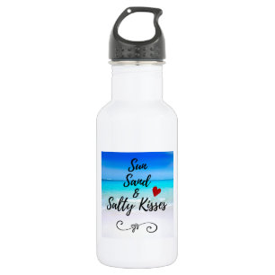 Bouteille D'eau Sun Sand and and Salty Kisses Tropical Beach