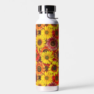 Bouteille D'eau Sunflowers Motif sans couture