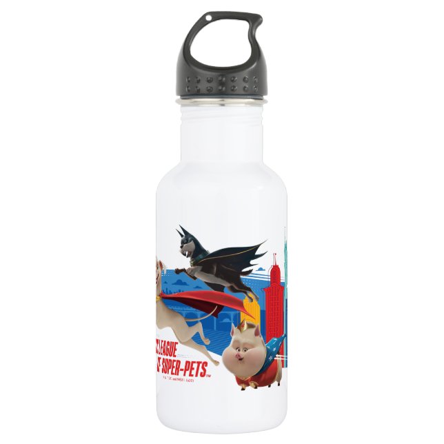 Bouteille D'eau Super-Animaux de patrouille Metropolis (Devant)