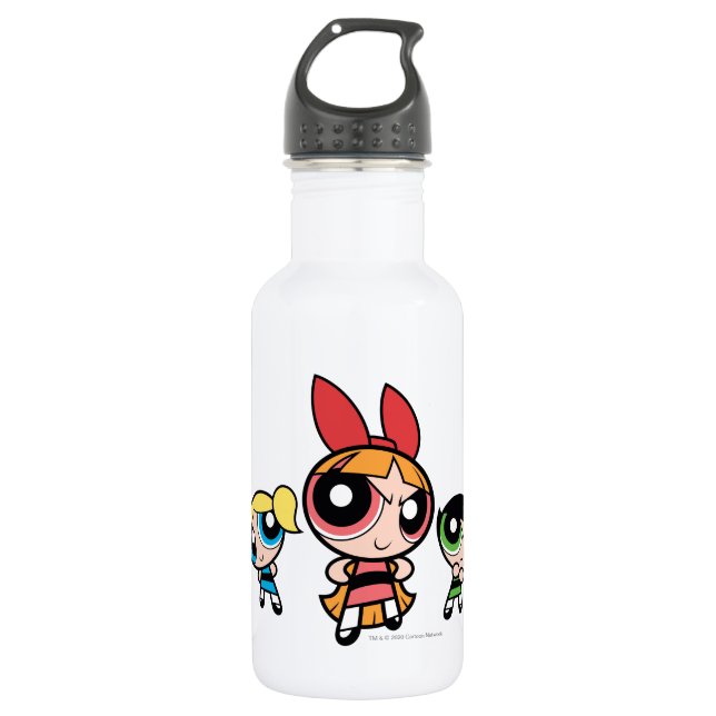 Bouteille D'eau Super Fierce pour les filles puissantes (Devant)