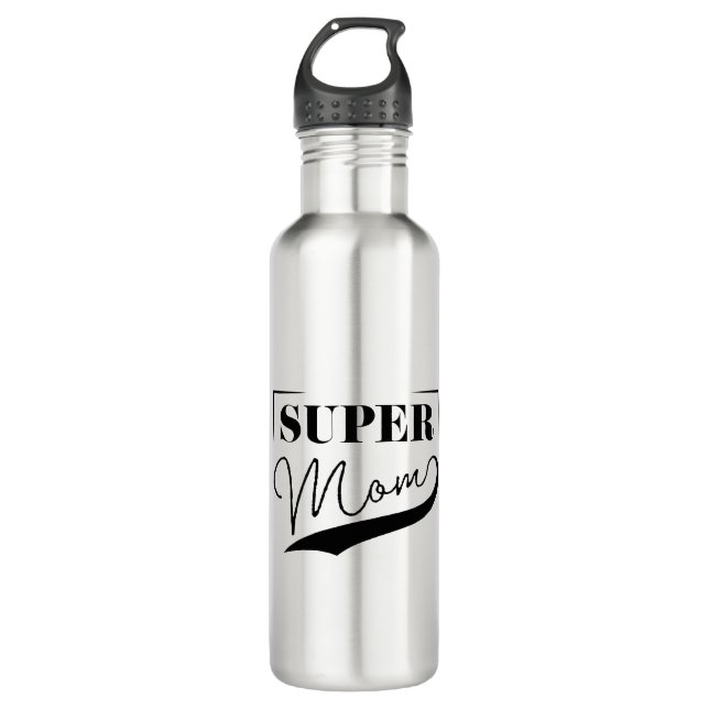 Bouteille D'eau Super Maman (Devant)