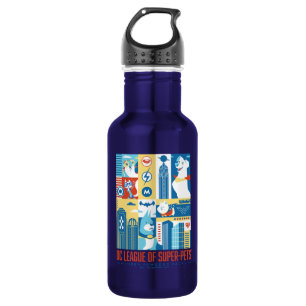 Bouteille D'eau Super Powered Pack Art Déco Metropolis