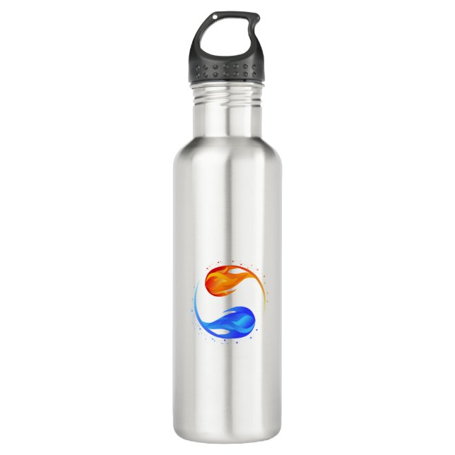 Bouteille D'eau Symbole d'amour- (Devant)