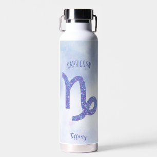 Bouteille D'eau SYMBOLE D'Astrologie Capricorne Personnalisée Viol