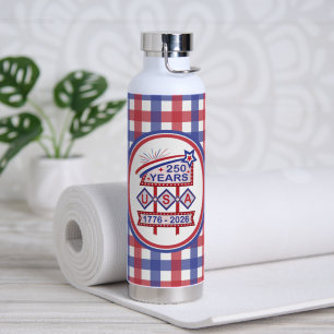 Bouteille D'eau Symbole du 250e anniversaire de la Retro USA 1776-