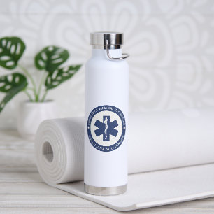 Bouteille D'eau Symbole EMT personnalisé Technicien Médicale d'urg