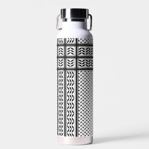 Bouteille D'eau Symbole Keffiyeh de la Palestine Motif de résistan