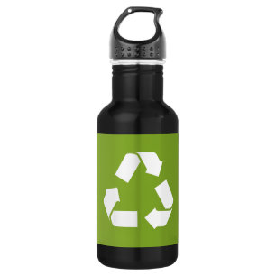 BOUTEILLE D'EAU SYMBOLE RECYCLE