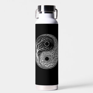 Bouteille D'eau Symbole Yin Yang Arbre de Vie