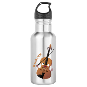 Bouteille D'eau Sympa drôle violon personnage de dessin animé