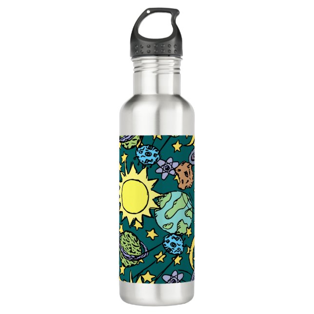 Bouteille D'eau Système solaire de dessin (Devant)