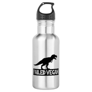 Bouteille D'eau T-Rex Vegan ayant échoué