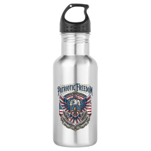 Bouteille D'eau T-shirt graphique vectoriel Fierté cajun patriotiq