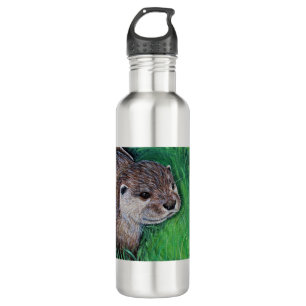 Bouteille D'eau Tableau de Little River Otter