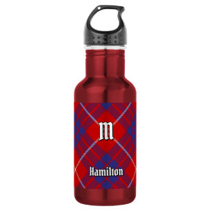 Bouteille D'eau Tartan rouge Clan Hamilton
