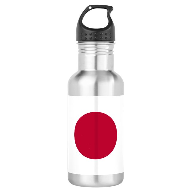 Bouteille D'eau tasse de papier drapeau japonais (Devant)