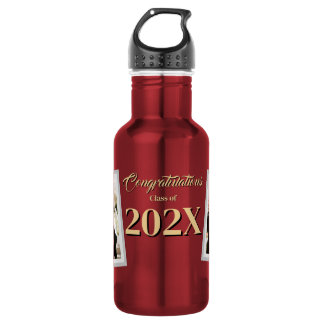Bouteille D'eau Tasse de remise de diplôme personnalisable avec ph