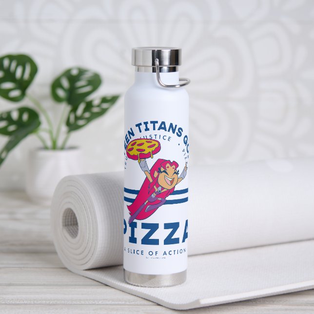 Bouteille D'eau Teen Titans Go ! Starfire "Truth Justice Pizza" (Yoga)