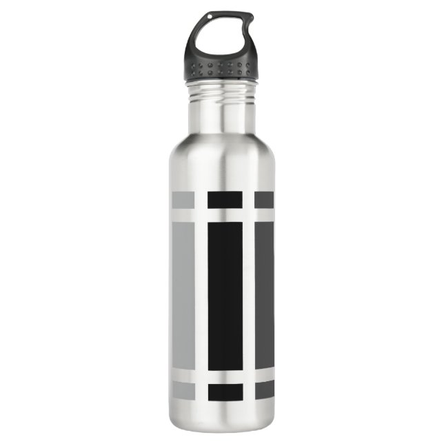 Bouteille D'eau Teintes gris argenté (Devant)