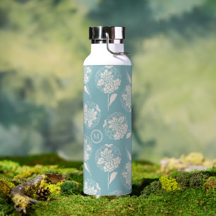 Bouteille D'eau Tendance personnalisée initiale poussiéreuse flora