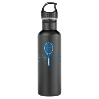 Bouteille D'eau Tennis Love Tennis Heartbeat Tennis Player 