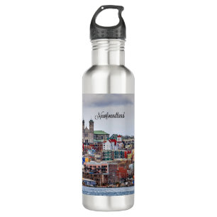 Bouteille D'eau Terre-Neuve, photo panoramique de la ville