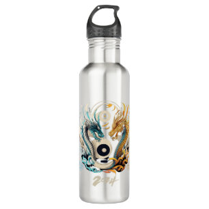 Bouteille D'eau Tête du dragon de Ying yang 2024