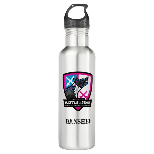 Bouteille D'eau Texte FC BBDLogoEmblem (Devant)