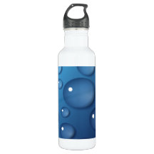 Texture de goutte d'eau bleue