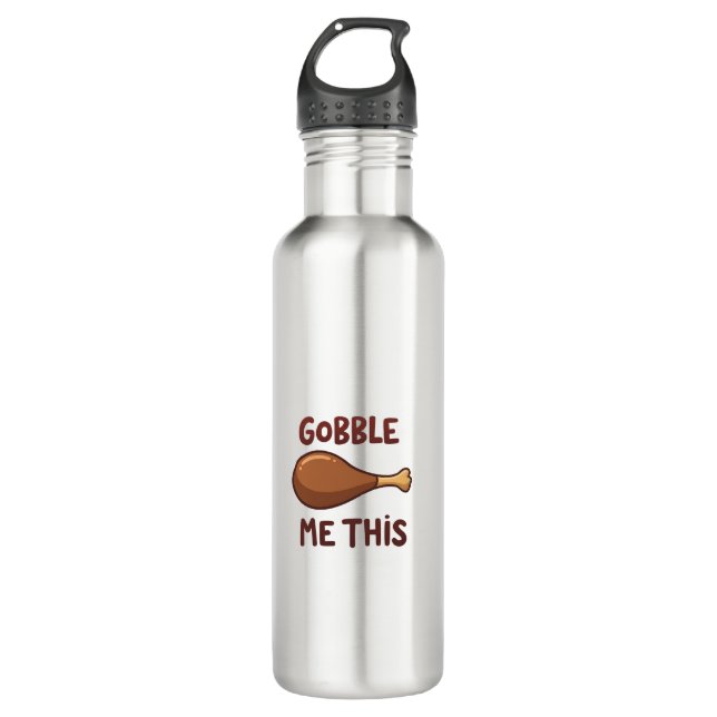 Bouteille D'eau Thanksgiving Turkey Gift Funny (Devant)