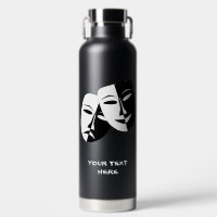 Théâtre Masque Comédie Tragédie Black Blanc Person