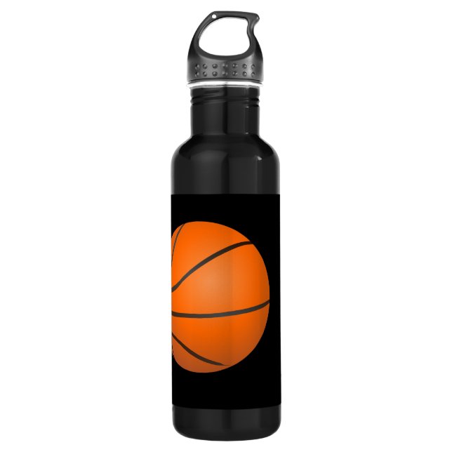 Bouteille D'eau Thème de basket-ball (Devant)