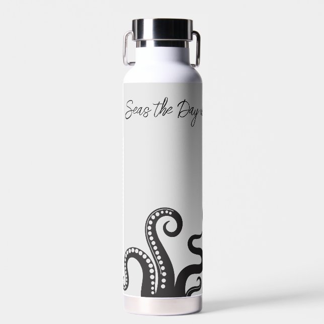 Bouteille D'eau Thermique Pieuvre Seas the Day (Avant)