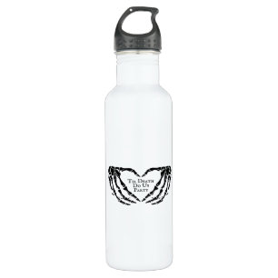 Bouteille D'eau Til Death - Skeleton Heart Hands