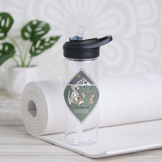 Bouteille D'eau Tom & Jerry "Il est temps pour l'aventure" (Yoga)