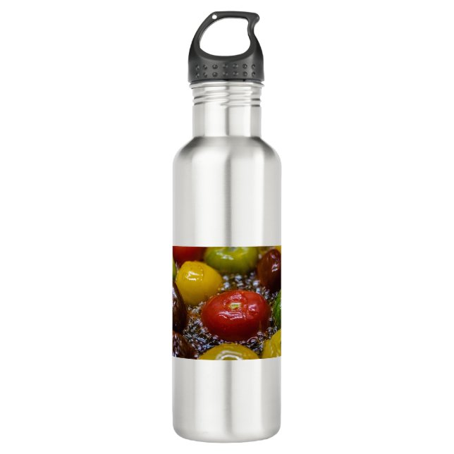 Bouteille D'eau Tomates en couleurs (Devant)