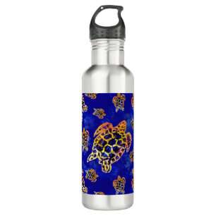 Bouteille D'eau Tortues marines Batik Art Africain
