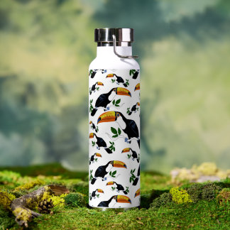 Bouteille D'eau Toucans tropicaux - Jungle joueuse