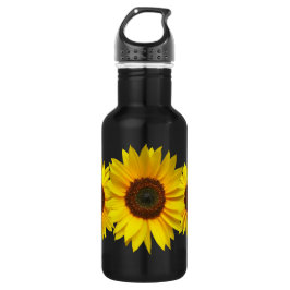 Bouteille D'eau Tournesol 18 onces. Noir