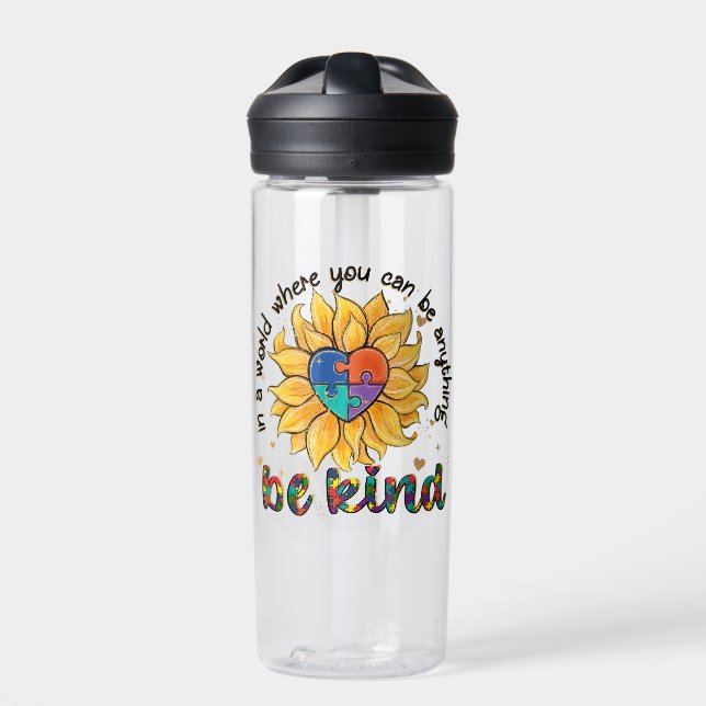 Bouteille D'eau Tournesol autiste (Extérieur)
