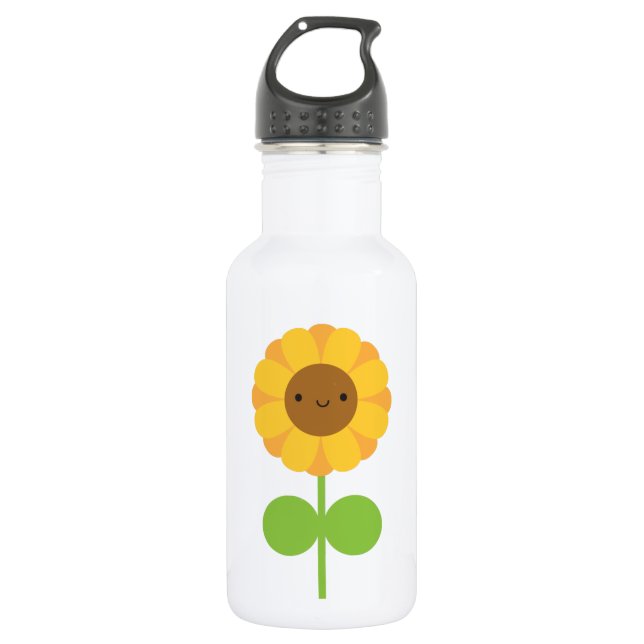 Bouteille D'eau Tournesol de Kawaii (Devant)