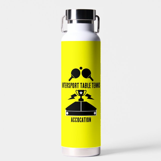 Bouteille D'eau Tournoi de tennis de table (Avant)