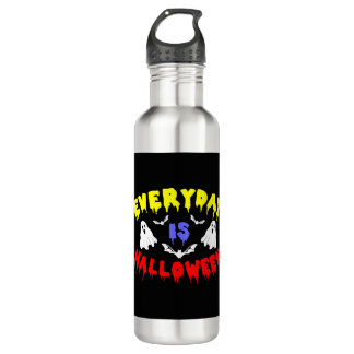 Bouteille D'eau Tous les jours c'est Halloween