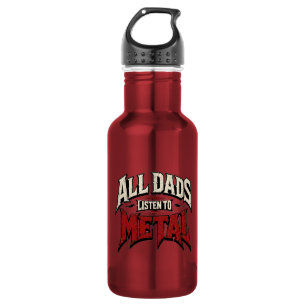 Bouteille D'eau Tous les papas écoutent du metal